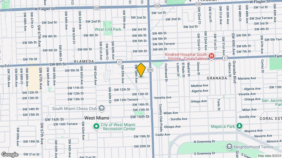 5760 SW 10th St Map and Location Details