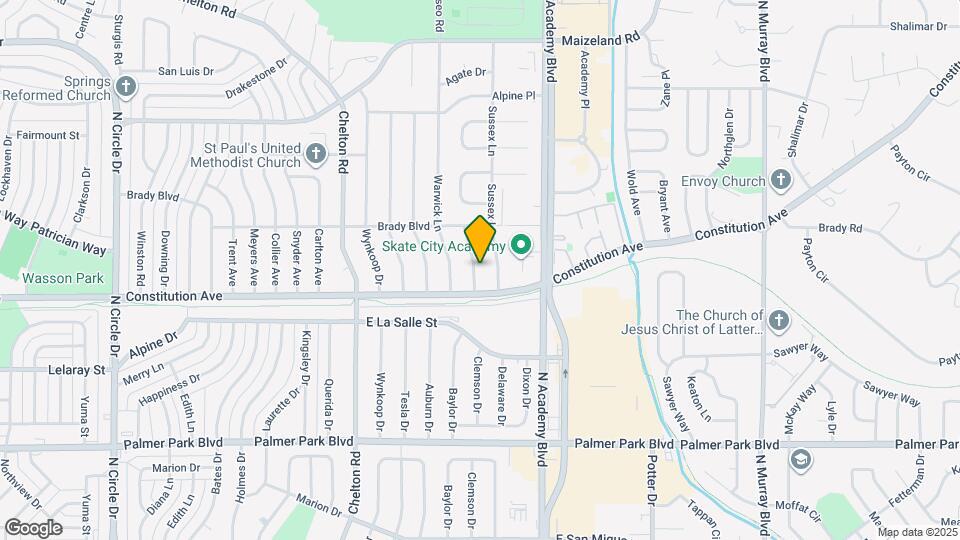 1915 Berkshire Ln Map and Location Details