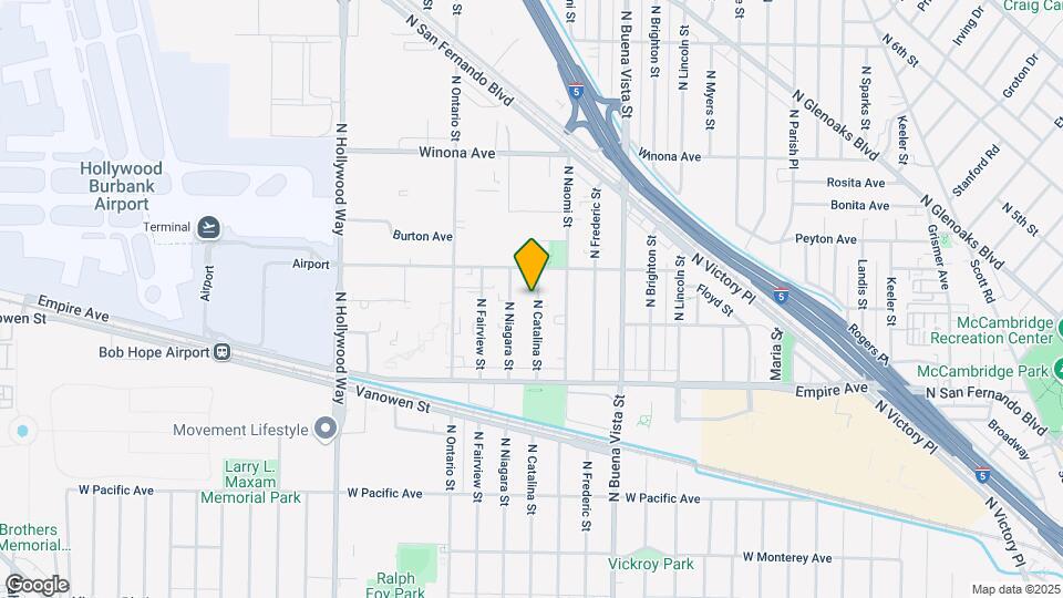 2321-2323 N Catalina St Map and Location Details