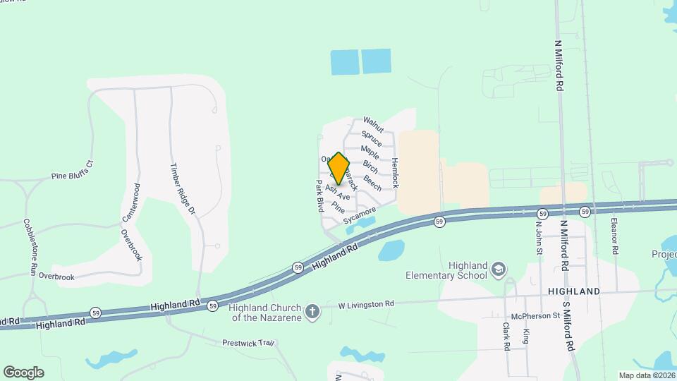 50 Ash Ave Map and Location Details