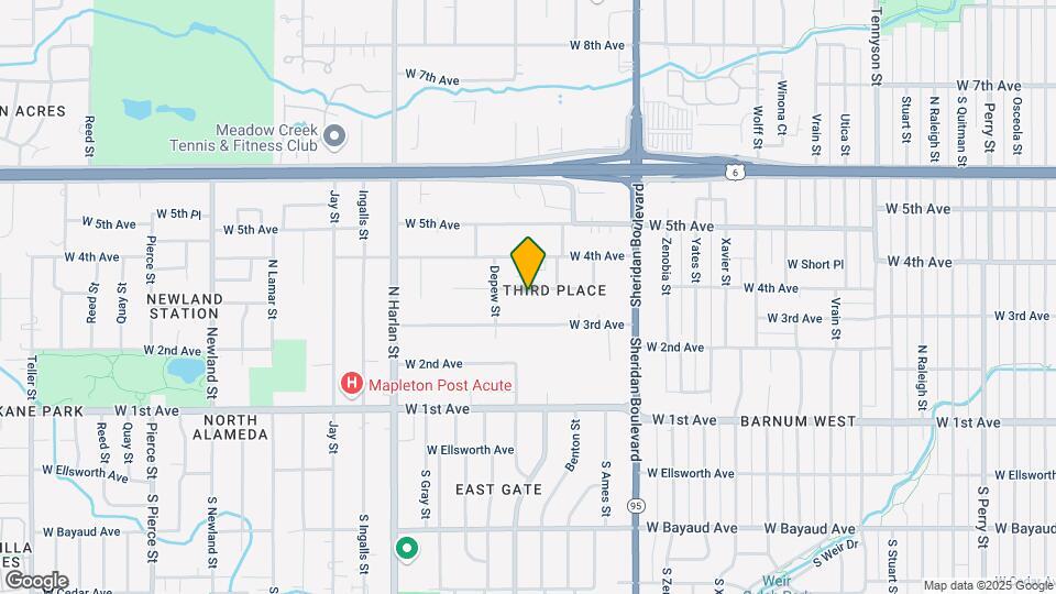 5530 W 3rd Pl Map and Location Details