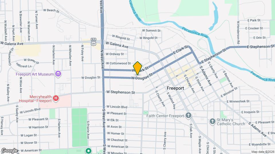 440 W Douglas St Map and Location Details