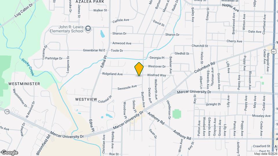 1515 Burton Ave Map and Location Details