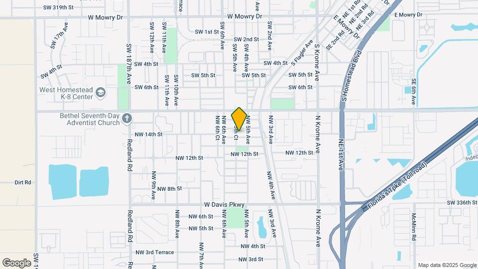 540 NW 14th St Map and Location Details