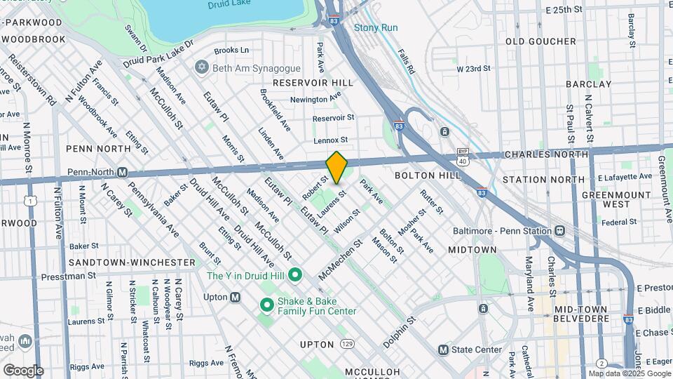 1812 Bolton St Map and Location Details