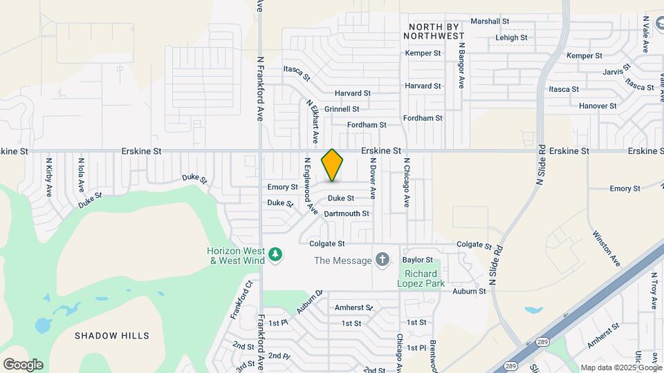 5705 Emory St Map and Location Details