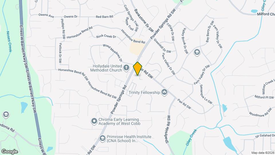 3016 Powder Way Map and Location Details