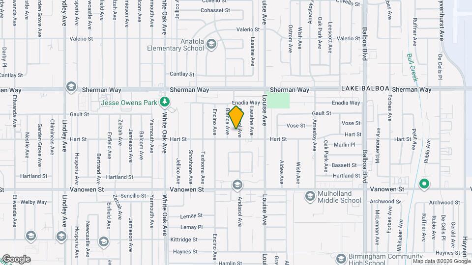 7013 Andasol Ave Map and Location Details