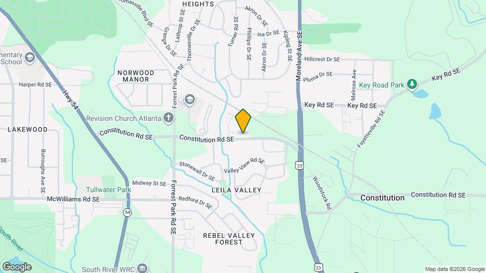 1093 Thomasville Estates Wy SE Map and Location Details