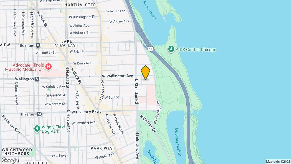 320 W Oakdale Ave Map and Location Details