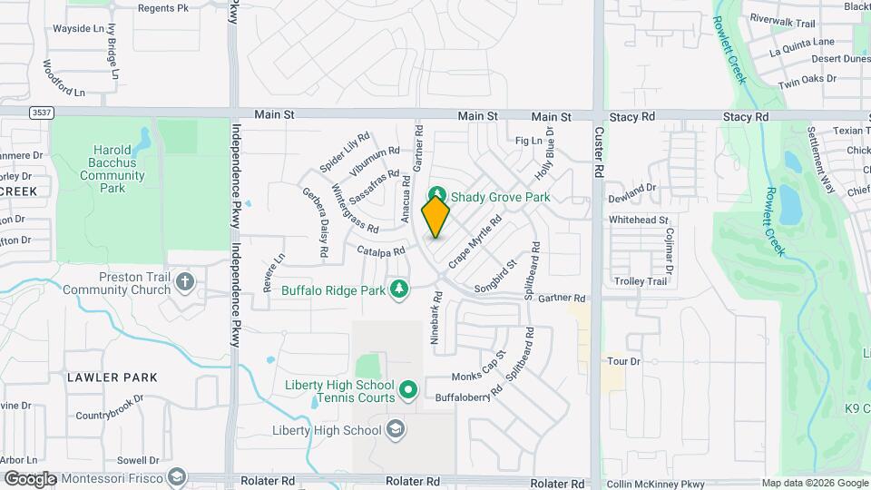 15532 Fringe Tree Rd Map and Location Details
