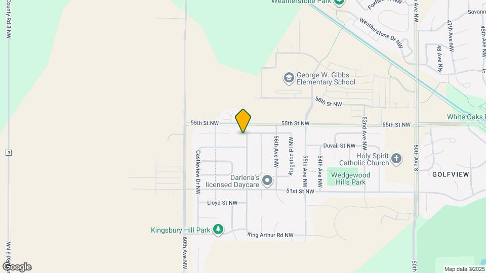 5409 King Arthur Dr NW Map and Location Details