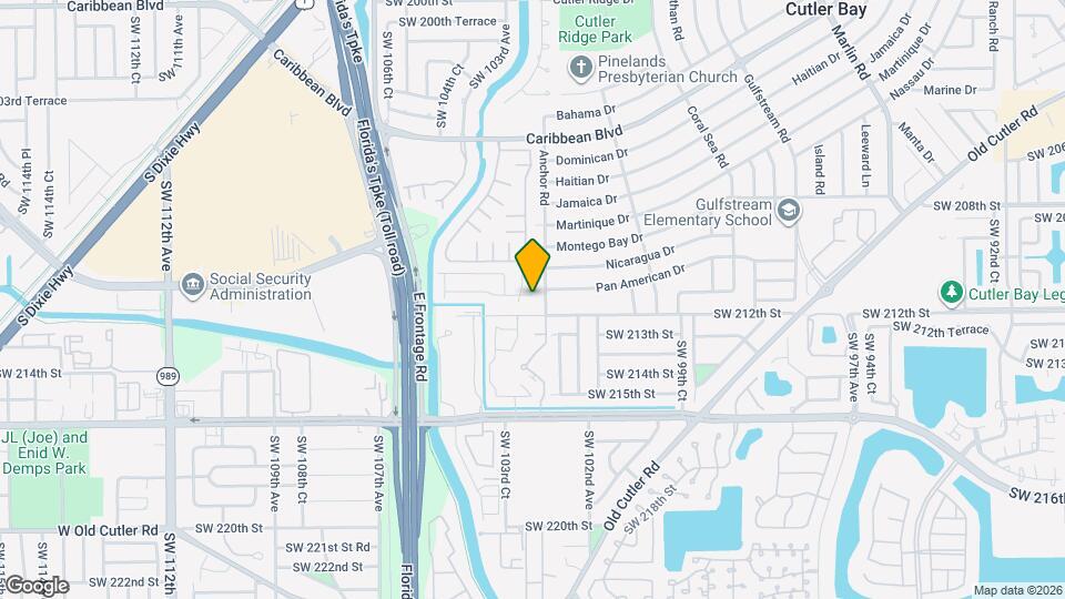 10332 SW 211 St Map and Location Details