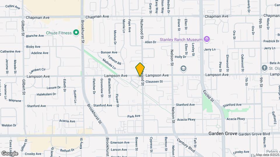 10442 Lampson Ave Map and Location Details