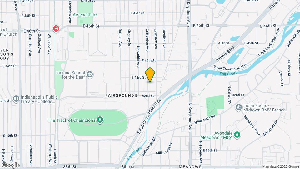 4239 Crittenden Ave Map and Location Details