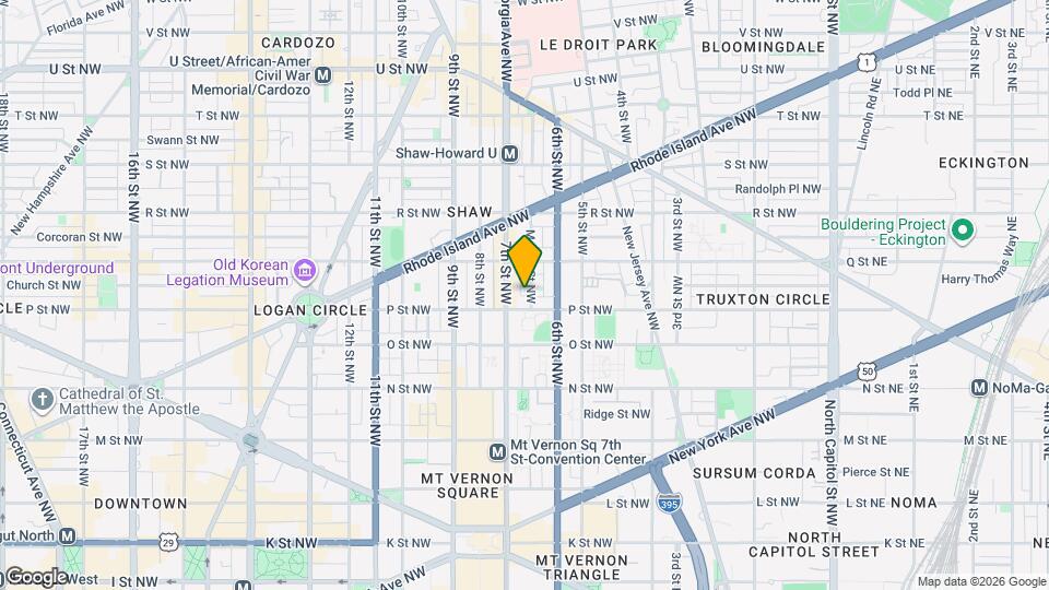 1512 Marion St NW Map and Location Details