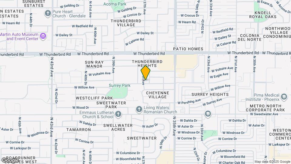 13401 N 37th Ave Mapa y Detalles de la Ubicación