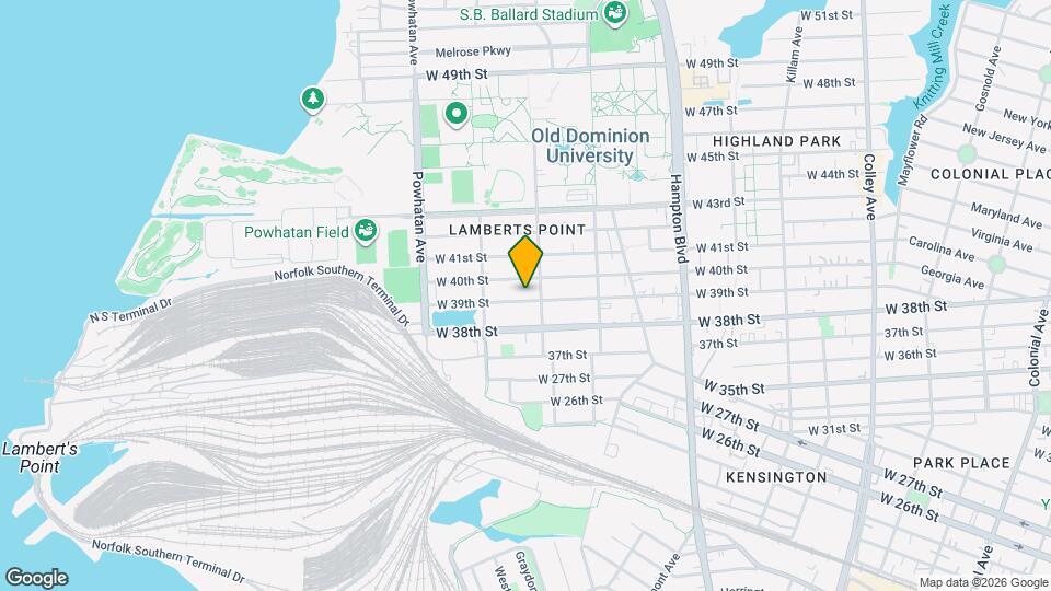 1410 W 39th St Mapa y Detalles de la Ubicación