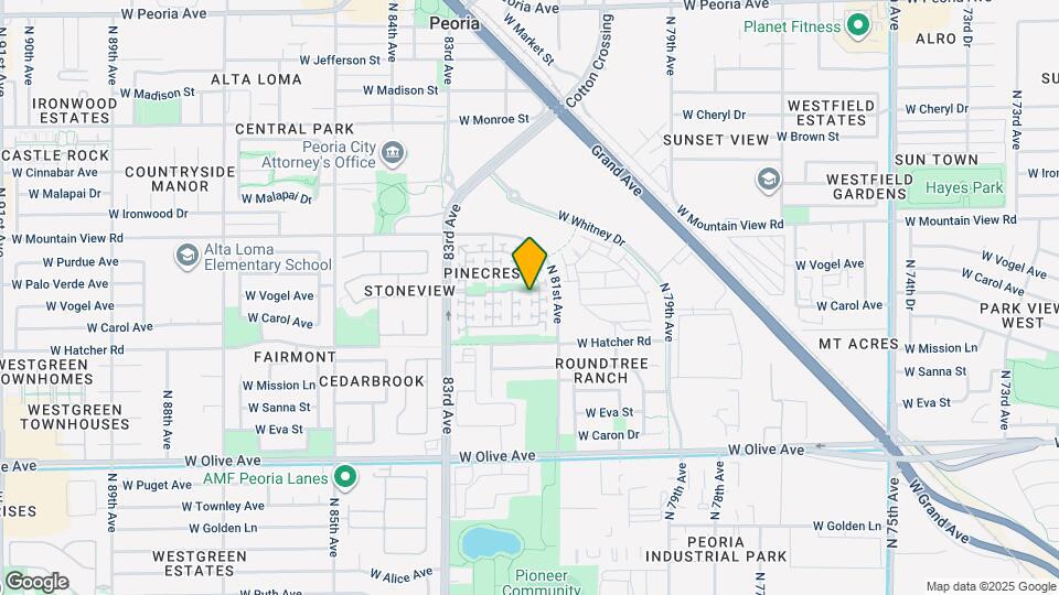9582 N 81st Dr Map and Location Details