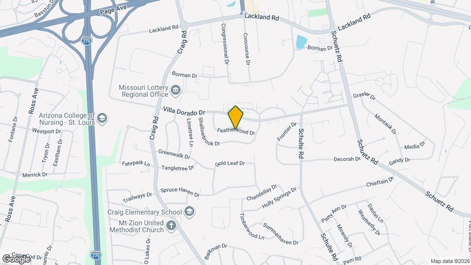 11864 Featherwood Dr Map and Location Details