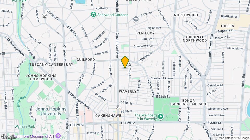 541 E 38th St Map and Location Details