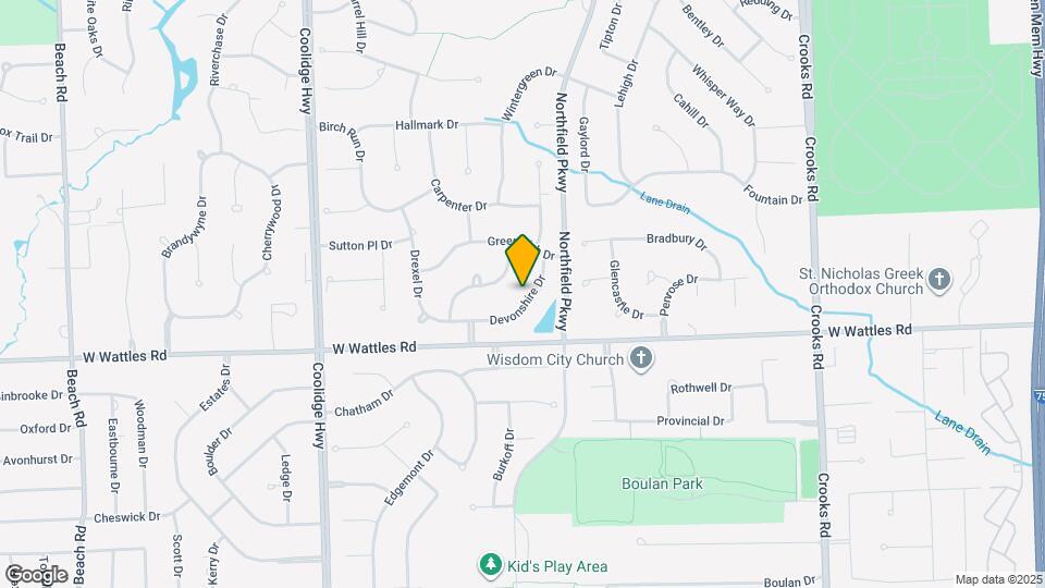 1574 Devonshire Dr Map and Location Details