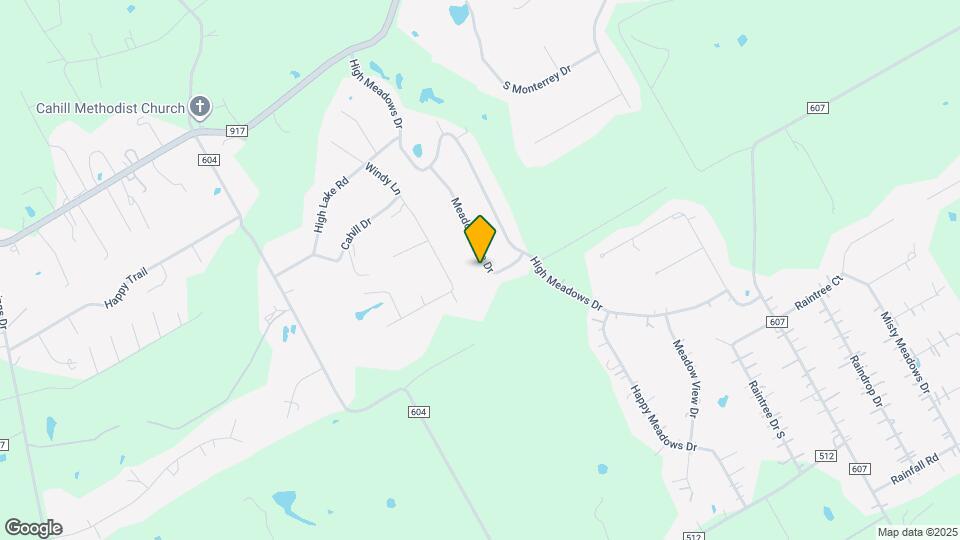 3617 Meadow Lake Dr Map and Location Details