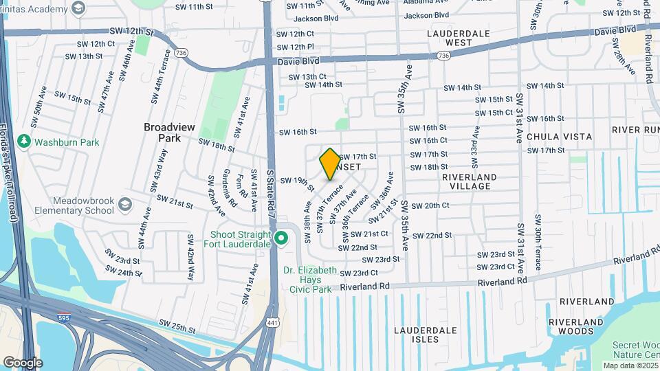 1820 SW 37th Way Map and Location Details