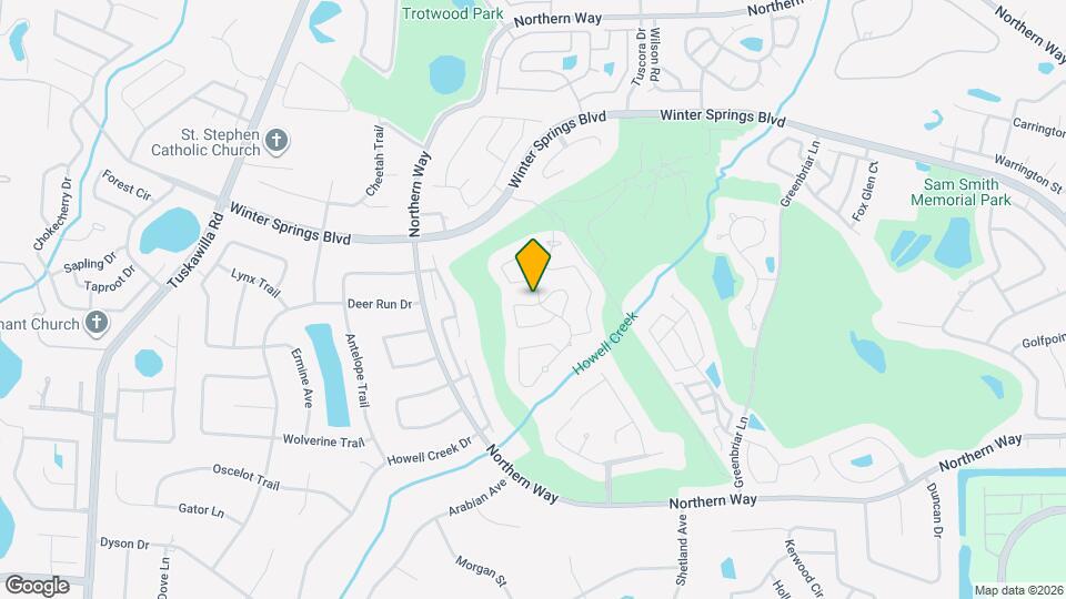 1154 W Winged Foot Cir Mapa y Detalles de la Ubicación