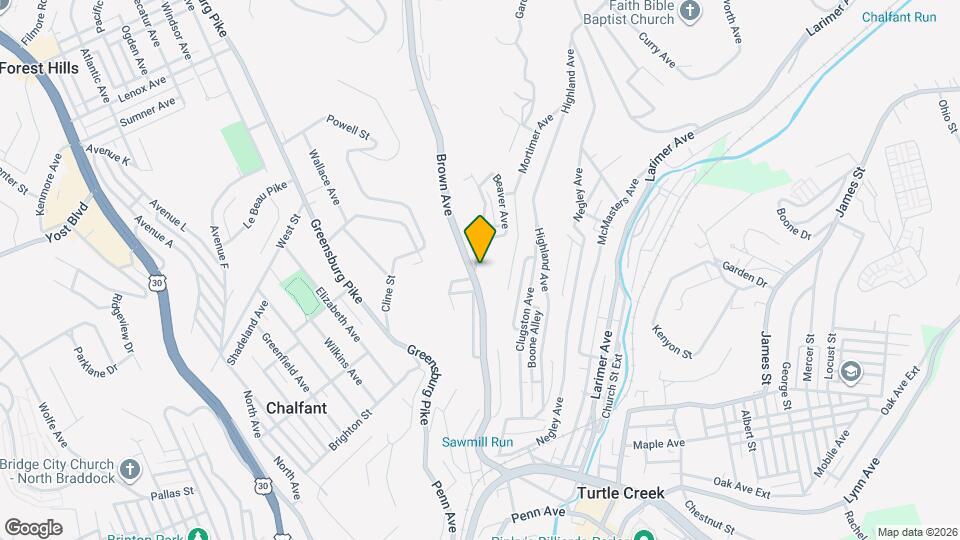 505 Washington St Map and Location Details