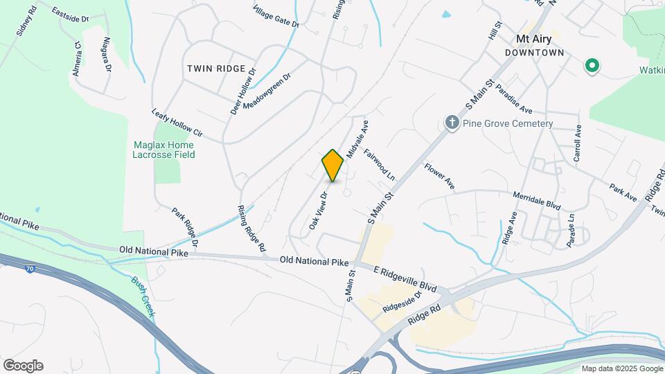 1109 Oak View Dr Map and Location Details