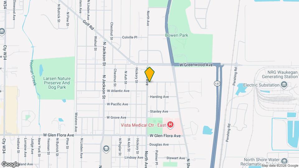 417 W Keith Ave Mapa y Detalles de la Ubicación