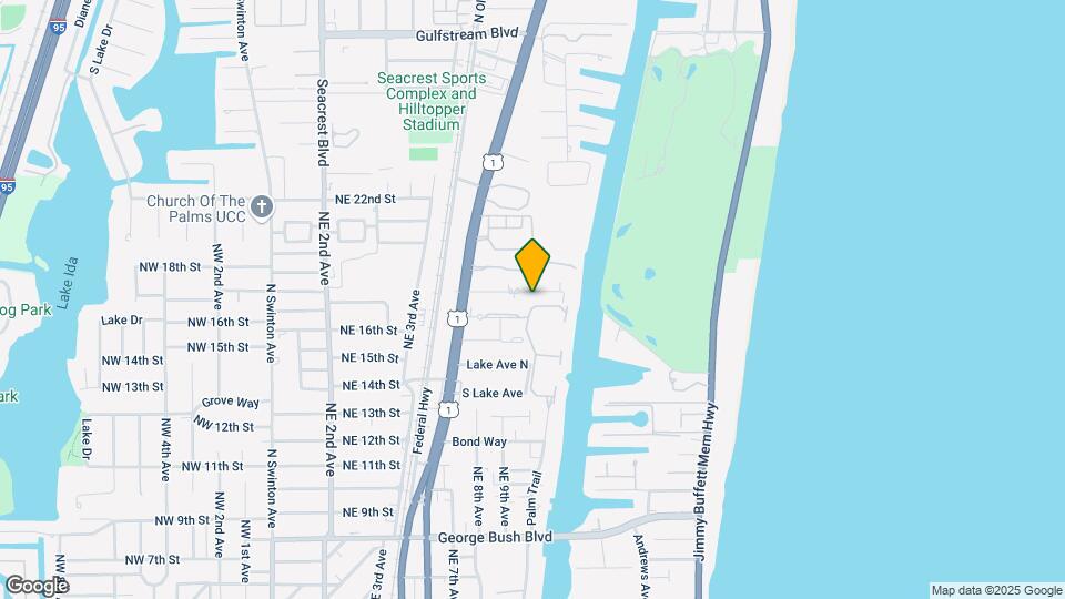 Delray Triplex with bonus 1/1 Map and Location Details