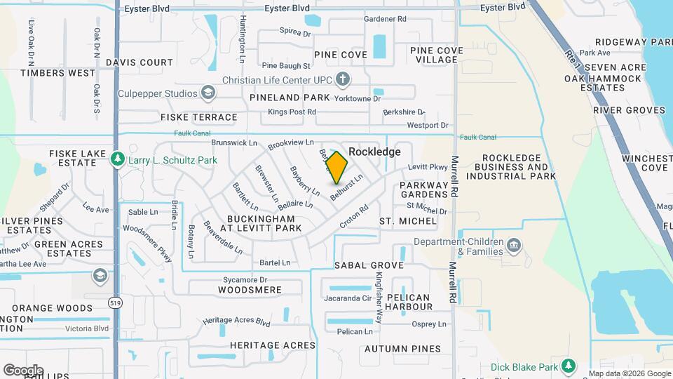 852 Belhurst Ln Map and Location Details