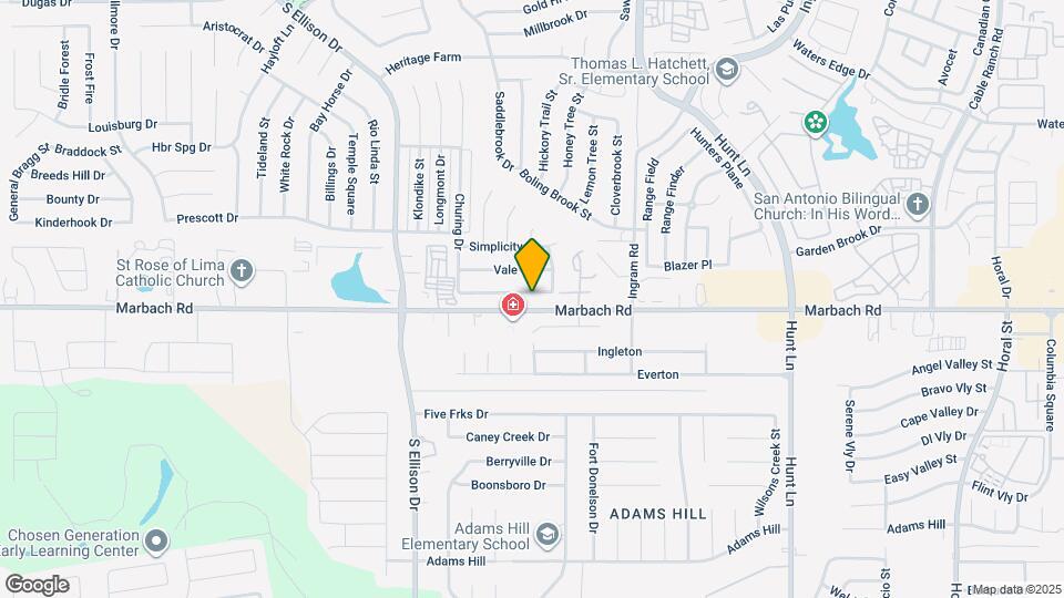 9626 Bratton Dr Map and Location Details
