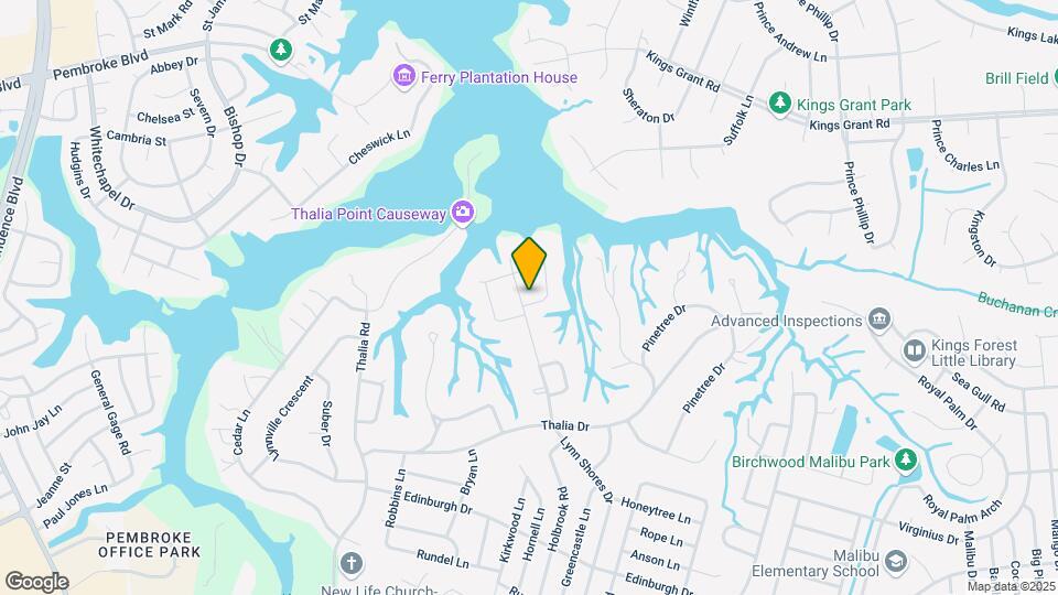 640 Lynn Shores Dr Map and Location Details