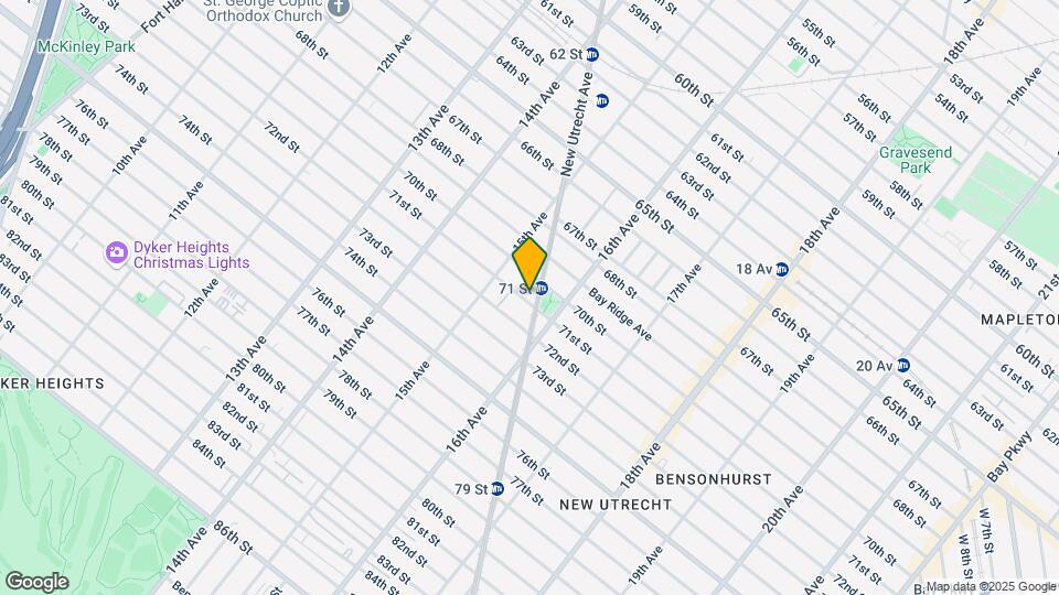 7026 New Utrecht Ave Map and Location Details