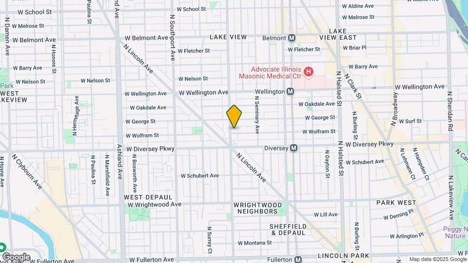 2835 N Racine Ave Map and Location Details