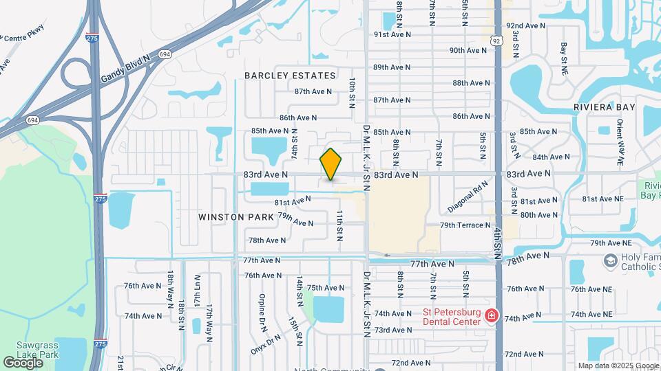 8212 11th St N Map and Location Details