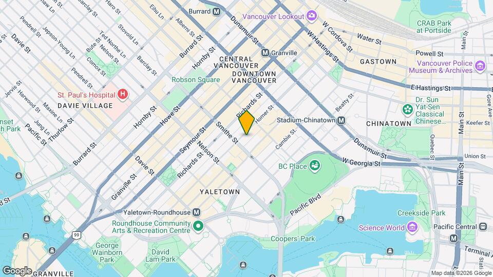 880 Homer St Map and Location Details