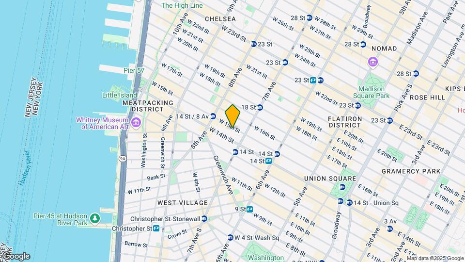218 W 15th St Mapa y Detalles de la Ubicación