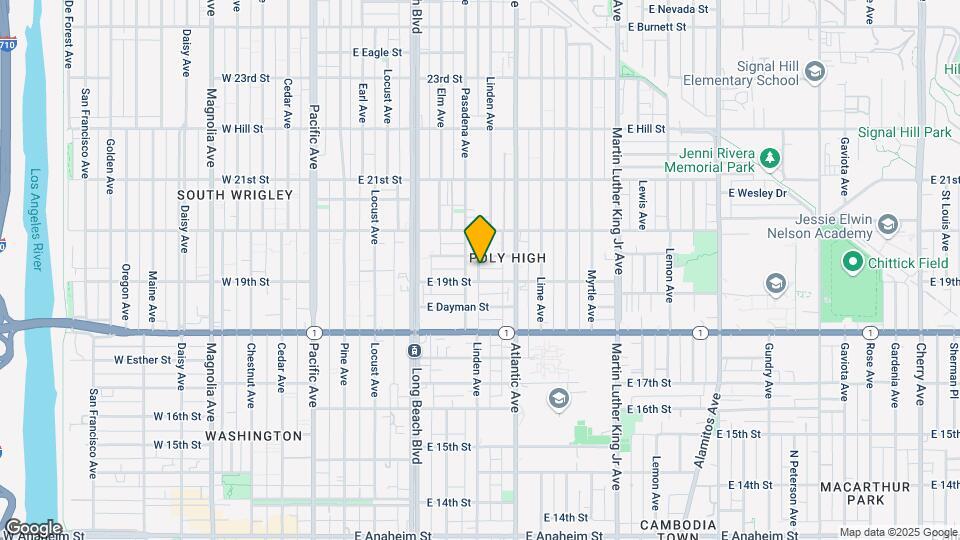 527 1/2 E 19th St Map and Location Details