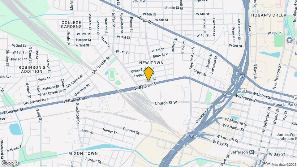 1535 Beaver St Map and Location Details