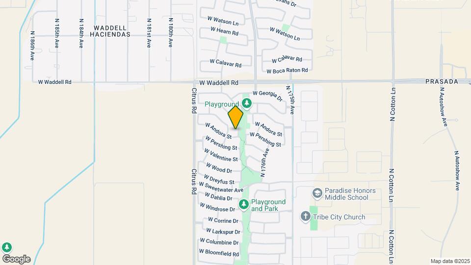 13398 N 177th Dr Map and Location Details