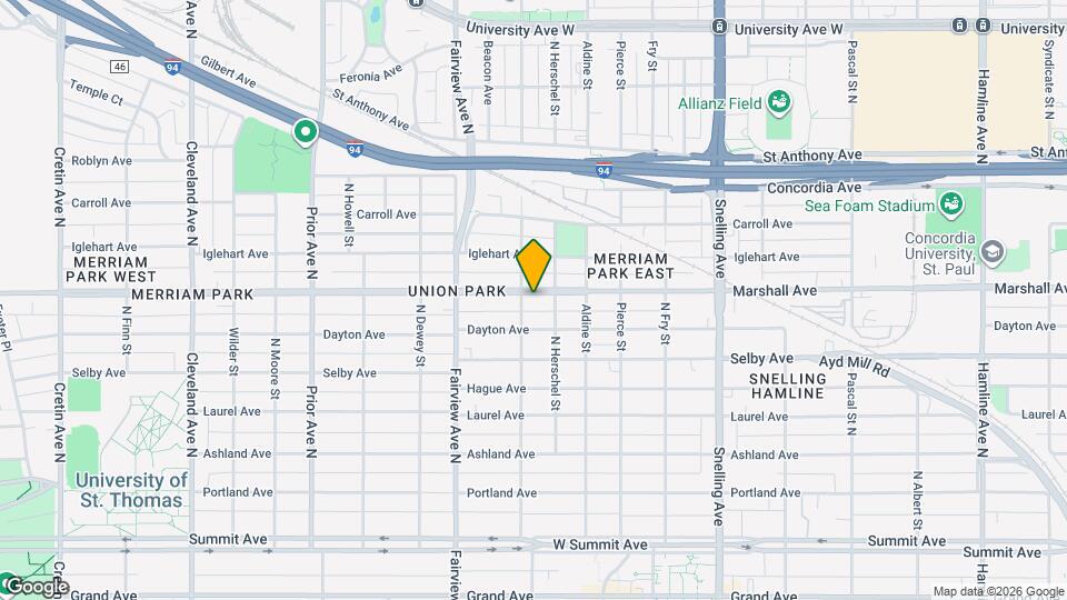 1744 Marshall Ave Map and Location Details