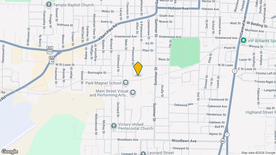 107 Leeper St Map and Location Details