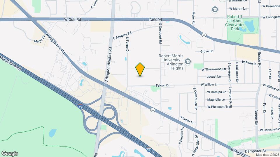 2218 S Goebbert Rd Map and Location Details