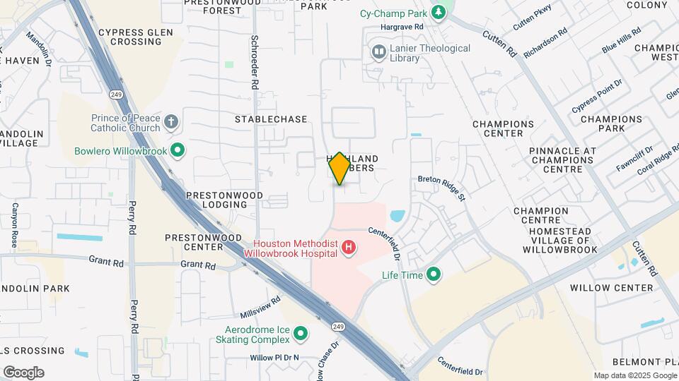 13415 Highland Park Ct Map and Location Details