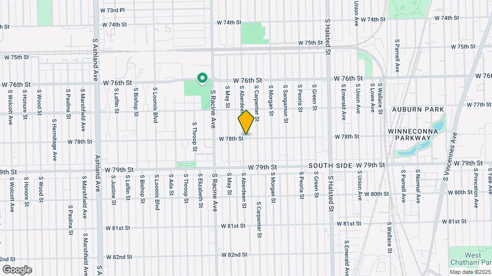1052 W 78th St Map and Location Details