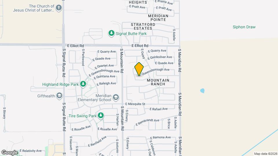 11312 E Quintana Ave Map and Location Details